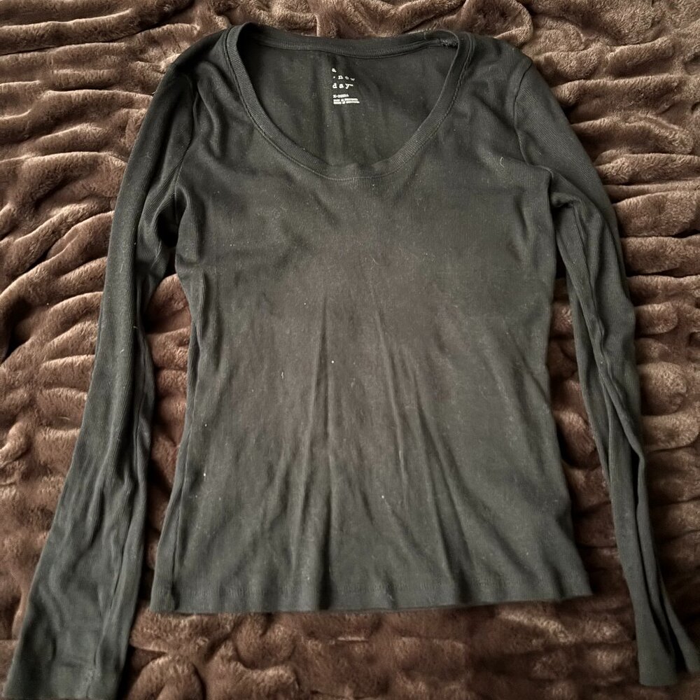A New Day Black Long Sleeve